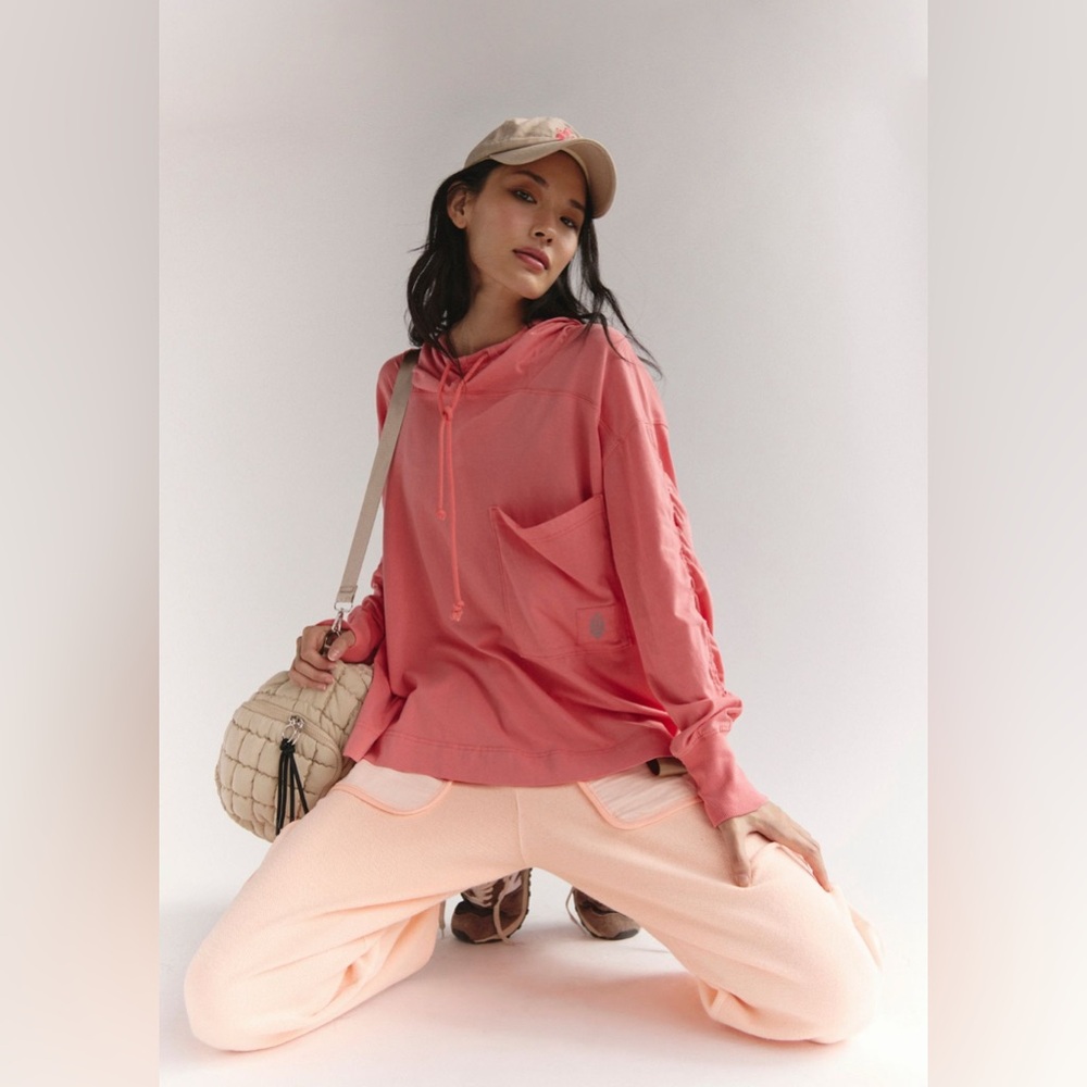 FP Movement by Free People Hot Shot Hooded Layer Shirt